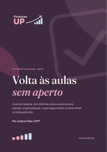 Capa do guia Volta às aulas sem aperto